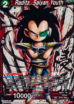 Raditz, Saiyan Youth