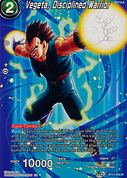 Vegeta, Disciplined Warrior