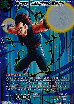 Vegeta, Disciplined Warrior