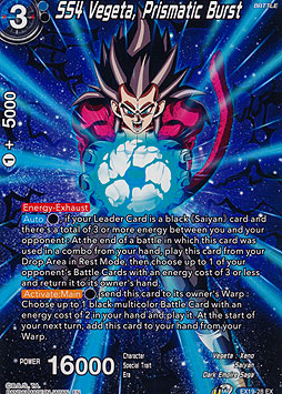 SS4 Vegeta, Prismatic Burst