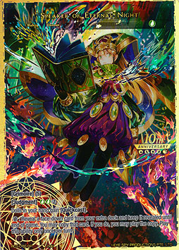 Speaker of Eternal Night // Scheherazade of the Catastrophic Nights