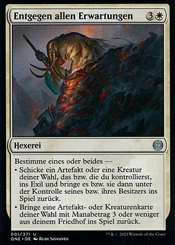 Entgegen allen Erwartungen