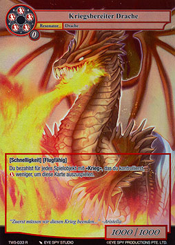 Kriegsbereiter Drache