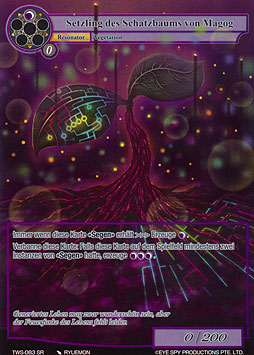 Setzling des Schatzbaums von Magog