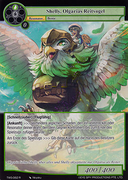 Shelly, Olgarias Reitvogel