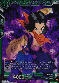 Android 17, Brainwashed Fighter