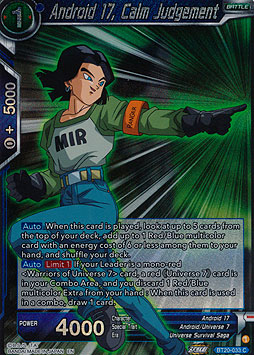 Android 17, Calm Judgement