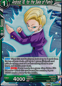 Android 18, for the Sake of Family