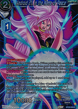 Android 21, in the Name of Peace