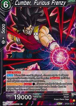 Cumber, Furious Frenzy
