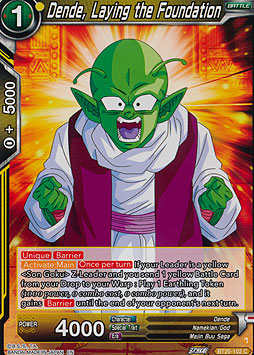 Dende, Laying the Foundation