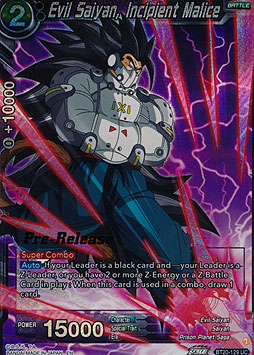 Evil Saiyan, Incipient Malice