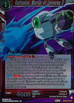 Koitsukai, Warrior of Universe 3