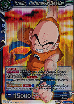 Krillin, Defensive Battler
