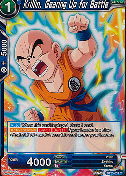 Krillin, Gearing Up for Battle