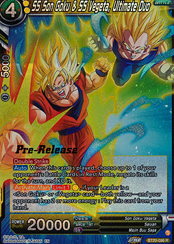 SS Son Goku & SS Vegeta, Ultimate Duo