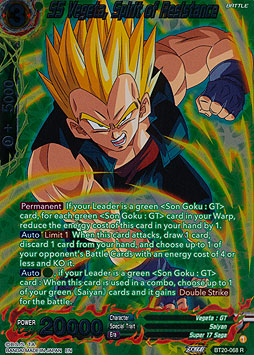 SS Vegeta, Spirit of Resistance