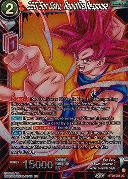 SSG Son Goku, Rapidfire Response