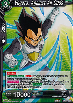 Vegeta, Against All Odds