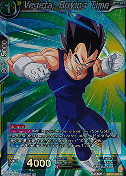 Vegeta, Buying Time