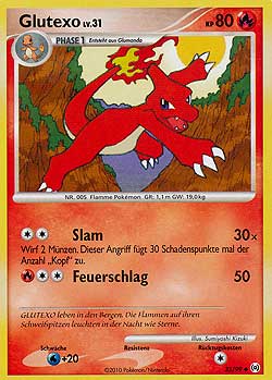 Glutexo Platin Arceus Boosterserien Einzelkarten Pokemon MAWO CARDS