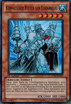 Yu-Gi-Oh! Royal Knight Of The Ice Barrier Card - Starstrike Blast Super Rare 1st Edition