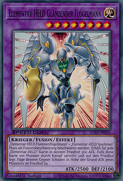 Elementar-HELD Glänzender Flügelmann