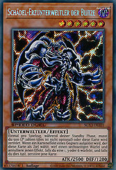 Schädel-Erzunterweltler der Blitze