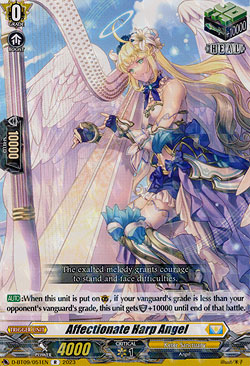 Affectionate Harp Angel