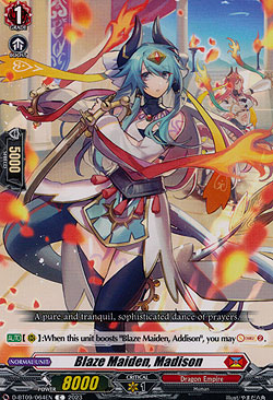 Blaze Maiden, Madison