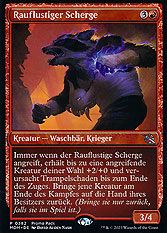 Rauflustiger Scherge