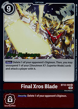 Final Xros Blade