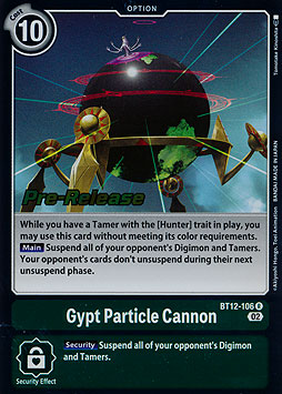 Gypt Particle Cannon