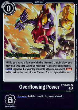 Overflowing Power