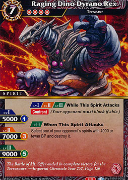 Raging Dino Dyrano Rex