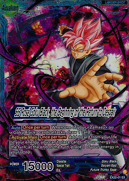 Goku Black // SS Rosé Goku Black, the Beginning of the Return to Despair