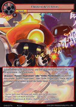 Flüstern des Clowns