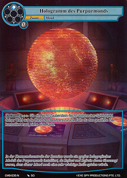 Hologramm des Purpurmonds