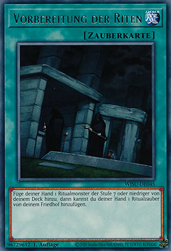 Vorbereitung der Riten Wild Survivors Special Editions Einzelkarten Yu ...