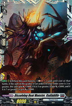 Dissolving Heat Monster, Radiabilio