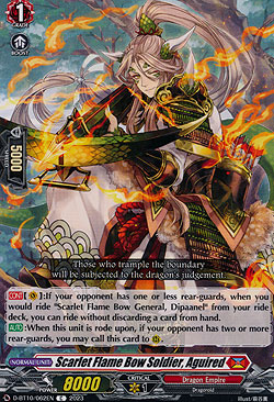 Scarlet Flame Bow Soldier, Agiredo