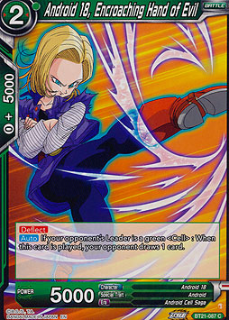 Android 18, Encroaching Hand of Evil