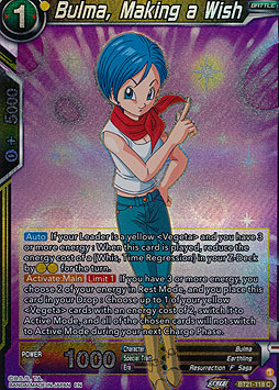 Bulma, Making a Wish