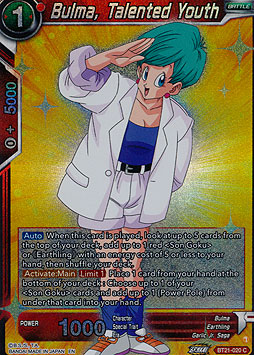 Bulma, Talented Youth