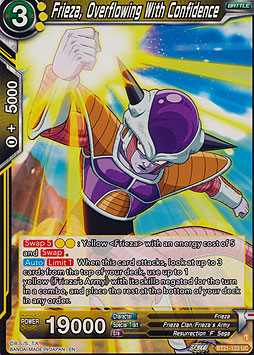 Frieza, Overflowing With Confidence