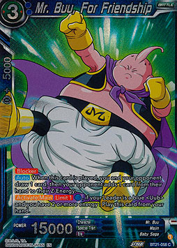 Mr. Buu, For Friendship