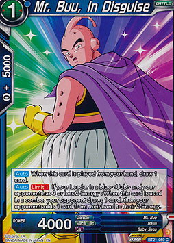 Mr. Buu, In Disguise