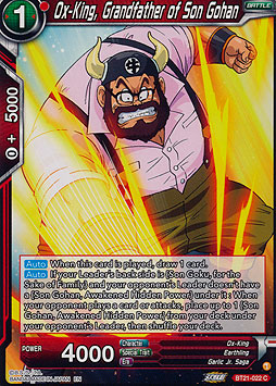 Ox-King, Grandfather of Son Gohan