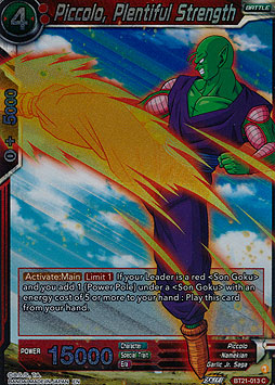 Piccolo, Plentiful Strength