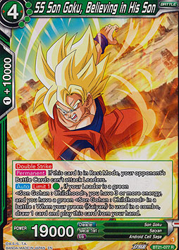 SS Son Goku, Believing in His Son